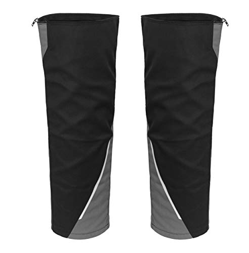 Grizzlyskin Beinverlängerung für Arbeitsshorts Schwarz/Grau 46-50 -Workwear Beinling für Kurze Arbeitshose, Cargo Shorts Wird zu 3/4 Bermuda von Grizzlyskin