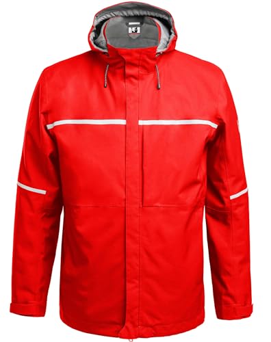 Grizzlyskin Hardshell Jacke Resist Farbe Rot Größe XL von Grizzlyskin