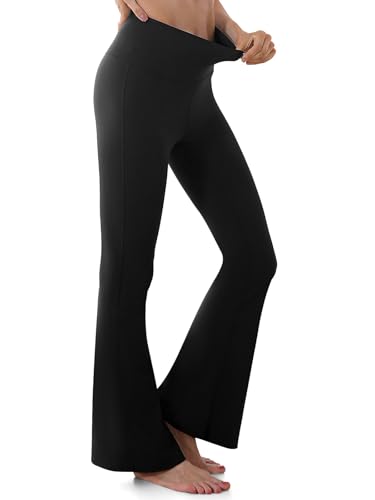 GroYolan Schlaghose Damen High Waist Butterweich Yogahose Damen lang Bootcut Jazzpants Flared Leggings Freizeit Sport Yoga Pants von GroYolan