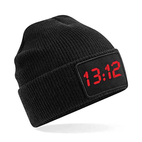 Grobe Jungs Patch Beanie 1312 LCD Time Schwarz von Grobe Jungs