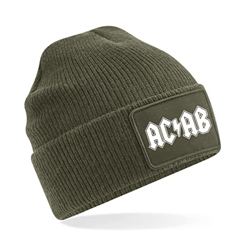 Patch Beanie ACAB Thunder Military Green von Grobe Jungs