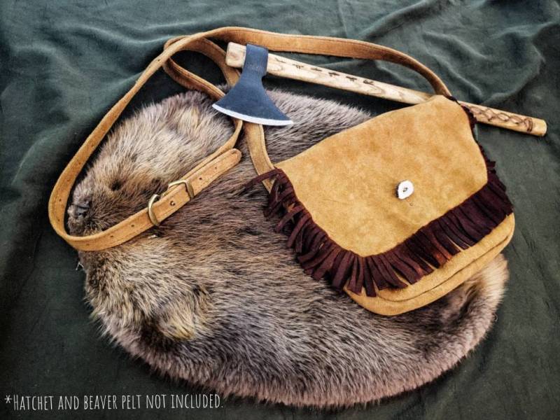 Frontier Wildleder Satteltasche von GrommetsLeathercraft
