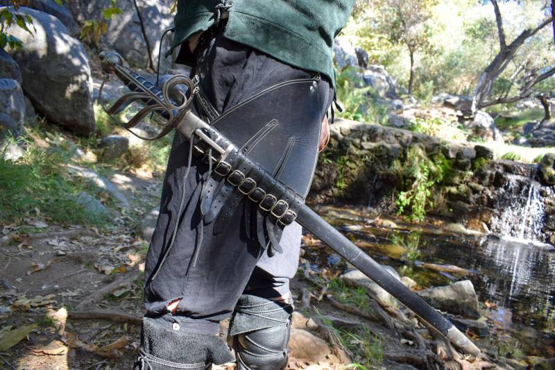 Handgemachte Leder Rapier Gürtel von GrommetsLeathercraft