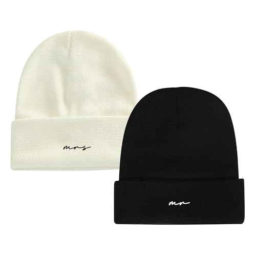 GroomBrideGifts Pärchen-Geschenke, Beanie-Mütze, Hochzeit, für Paare, XZ-Mr Mrs, Einheitsgröße GroomBrideGifts Pärchen-Geschenke, Beanie-Mütze, Hochzeit, für Paare, XZ-Mr Mrs, Einheitsgröße von GroomBrideGifts