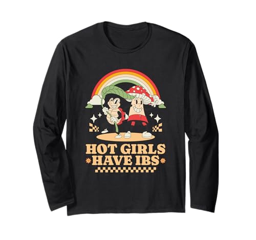 Heiße Mädchen haben IBS Bauchprobleme Magen Verdauungsprobleme Langarmshirt Heiße Mädchen haben IBS Bauchprobleme Magen Verdauungsprobleme Langarmshirt von Groovy Hippie Hot Girls Have Tummy Issues IBS Meme