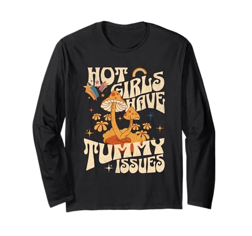 Heiße Mädchen haben Bauchprobleme IBS Magen Verdauungsprobleme Langarmshirt Heiße Mädchen haben Bauchprobleme IBS Magen Verdauungsprobleme Langarmshirt von Groovy Hippie Hot Girls Have Tummy Issues Meme