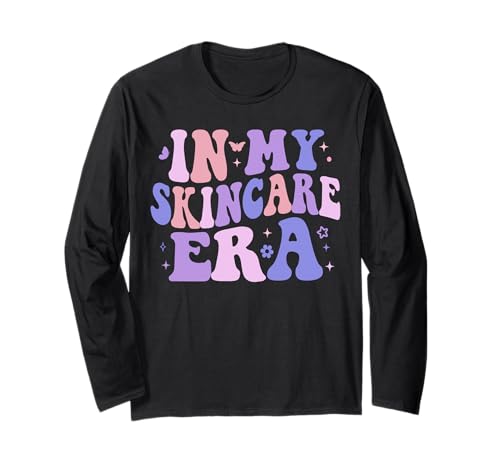 In My Skincare Era Ästhetikerin Hautpflege-Liebhaber Mädchen Frauen Langarmshirt In My Skincare Era Ästhetikerin Hautpflege-Liebhaber Mädchen Frauen Langarmshirt von Groovy In My Skincare Era For Womens