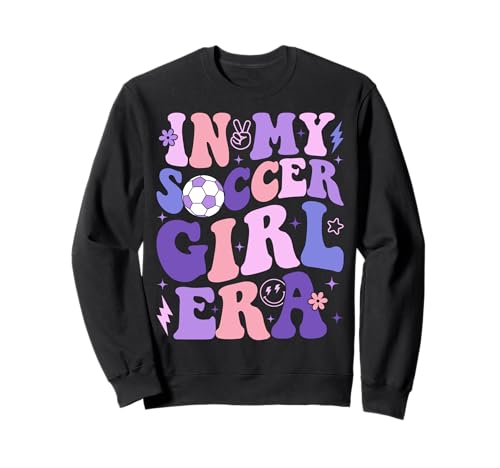 In My Soccer Girl Era Retro Groovy Fußballmädchen Sweatshirt In My Soccer Girl Era Retro Groovy Fußballmädchen Sweatshirt von Groovy In My Soccer Girl Era