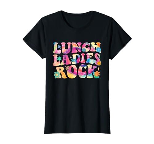Lunch Damen Rock Tie Dye Cafeteria Crew Groovy Lady Squad T-Shirt Lunch Damen Rock Tie Dye Cafeteria Crew Groovy Lady Squad T-Shirt von Groovy Ladies Cafeteria Group Designs