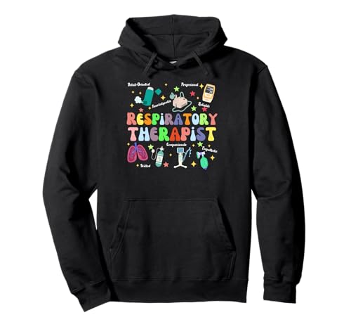 Groovy Atemtherapeutin Kunst für Männer Frauen Therapie Pullover Hoodie von Groovy Respiratory Therapist Gift