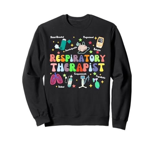 Groovy Atemtherapeutin Kunst für Männer Frauen Therapie Sweatshirt von Groovy Respiratory Therapist Gift