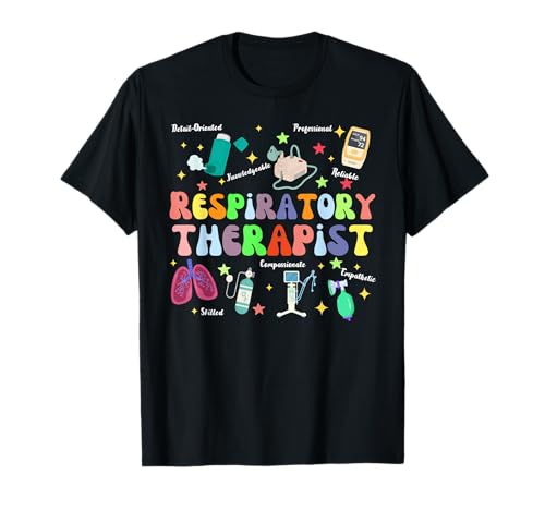 Groovy Atemtherapeutin Kunst für Männer Frauen Therapie T-Shirt Groovy Atemtherapeutin Kunst für Männer Frauen Therapie T-Shirt von Groovy Respiratory Therapist Gift