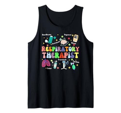 Groovy Atemtherapeutin Kunst für Männer Frauen Therapie Tank Top Groovy Atemtherapeutin Kunst für Männer Frauen Therapie Tank Top von Groovy Respiratory Therapist Gift