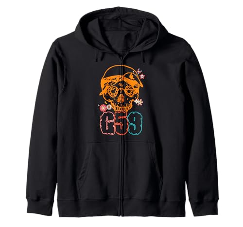 Groovy Retro Halloween G59 für Damen und Herren Totenkopf Tees Kapuzenjacke Groovy Retro Halloween G59 für Damen und Herren Totenkopf Tees Kapuzenjacke von Groovy Retro Halloween G59 For Men And Women