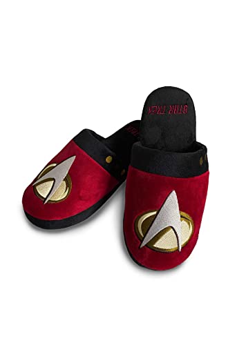 Groovy Uk Herren Star Trek Hausschuhe, Burgunderrot, 36/38 EU, burgunderfarben von Groovy Uk