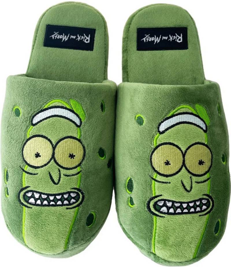 Groovy Rick & Morty Hausschuhe Pickle Rick EU 42-44 Plüsch Hausschuhe (1-tlg) von Groovy