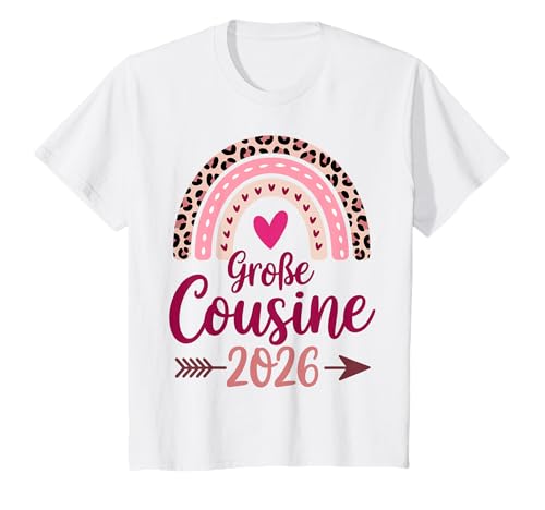 Kinder Große Cousine 2026 T-Shirt Kinder Große Cousine 2026 T-Shirt von Große Cousine 2026 Shop