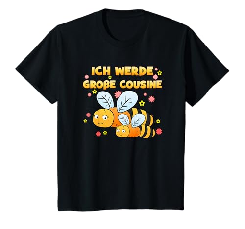 Kinder Ich Werde Große Cousine Bald Verkündung Schwangerschaft T-Shirt Kinder Ich Werde Große Cousine Bald Verkündung Schwangerschaft T-Shirt von Große Cousine Babyshower Babyparty
