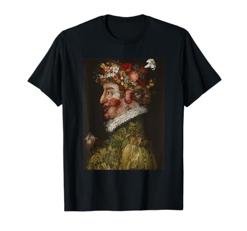 Frühling Giuseppe Arcimboldo Malerei T-Shirt Frühling Giuseppe Arcimboldo Malerei T-Shirt von Große Gemälde Designs
