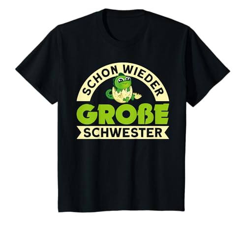 Schon Wieder Große Schwester Dino Geschwister Mädchen T-Shirt Schon Wieder Große Schwester Dino Geschwister Mädchen T-Shirt von Große Kleine Schwester Baby Geschenke