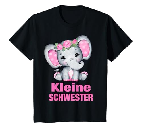 Kleine Schwester Elefant Schwestern Mädchen Süßes Elefanten T-Shirt Kleine Schwester Elefant Schwestern Mädchen Süßes Elefanten T-Shirt von Große Kleine Schwester Kleiner Großer Bruder