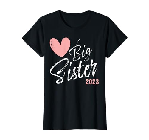 Große Schwester 2023 - Big Sister 2023 Mädchen Herz T-Shirt Große Schwester 2023 - Big Sister 2023 Mädchen Herz T-Shirt von Große Schwester 2023 - Big Sister 2023