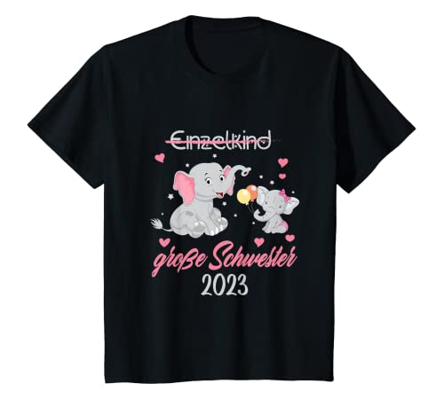 Kinder Große Schwester 2023 Elefant T-Shirt Kinder Große Schwester 2023 Elefant T-Shirt von Große Schwester 2023 Elefant Tee