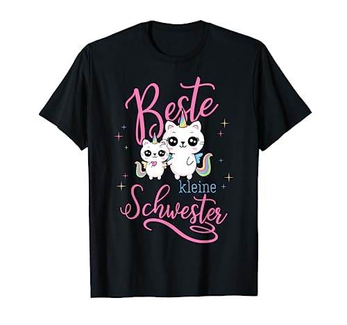 Mädchen Geschenke - Baby Geburt Beste kleine Schwester T-Shirt von Große Schwester 2023 Schwangerschaftsankündigung