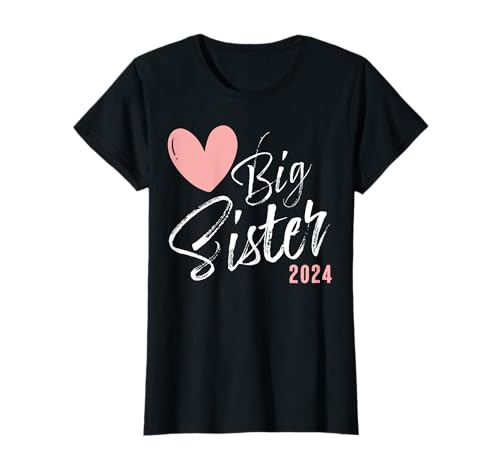 Große Schwester 2024 - Big Sister 2024 Mädchen Herz T-Shirt Große Schwester 2024 - Big Sister 2024 Mädchen Herz T-Shirt von Große Schwester 2024 - Big Sister 2024