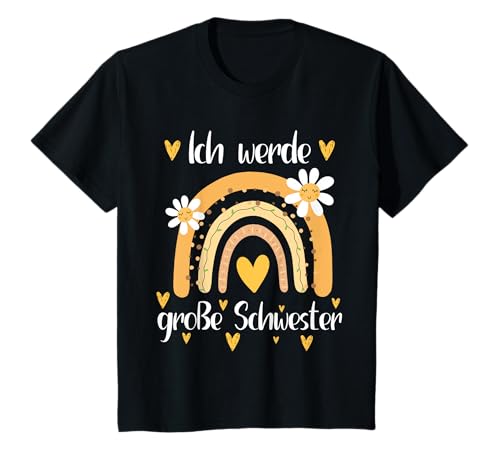 Kinder Große Schwester 2025 Regenbogen Geschenk für Mädchen T-Shirt Kinder Große Schwester 2025 Regenbogen Geschenk für Mädchen T-Shirt von Große Schwester 2025 Mädchen Outfit