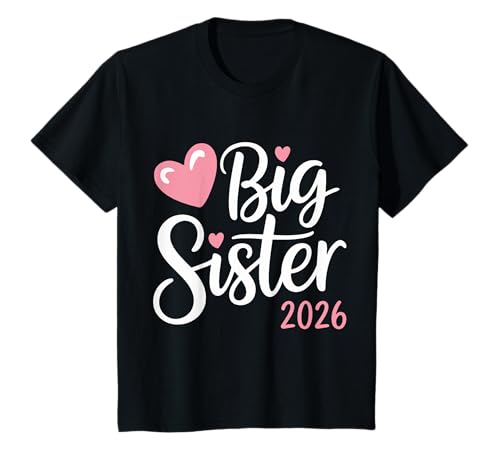 Kinder Big Sister Große Schwester 2026 T-Shirt Kinder Big Sister Große Schwester 2026 T-Shirt von Große Schwester 2026 Big Sister Shop