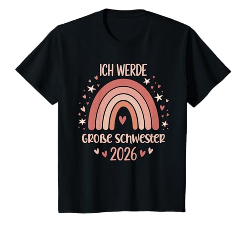 Kinder Große Schwester 2026 Ich Werde Große Schwester T-Shirt von Große Schwester 2026