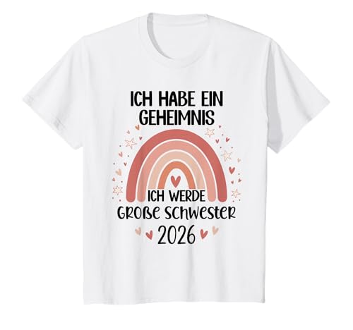 Kinder Ich Habe EIN Geheimnis Große Schwester 2026 T-Shirt Kinder Ich Habe EIN Geheimnis Große Schwester 2026 T-Shirt von Große Schwester 2026