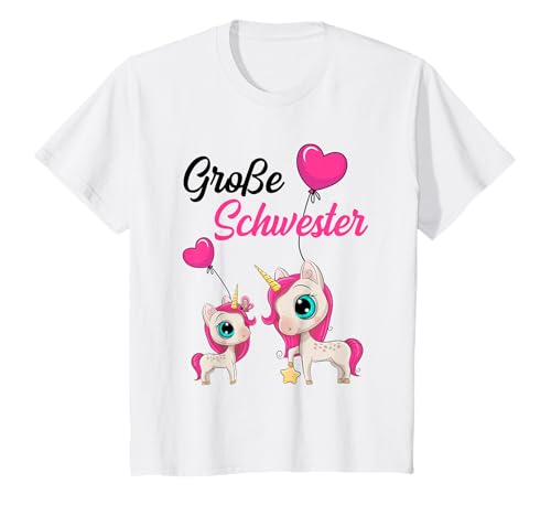 Große Schwester 2025 Einhorn Mädchen T-Shirt Große Schwester 2025 Einhorn Mädchen T-Shirt von Große Schwester Einhorn Design Geschenke