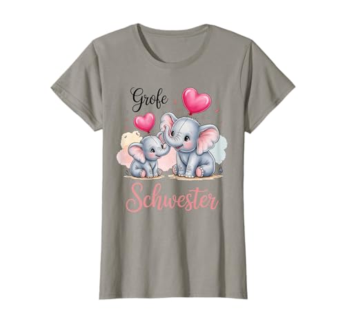 Große Schwester 2025 Niedliches Elefanten für Mädchen 2025 T-Shirt Große Schwester 2025 Niedliches Elefanten für Mädchen 2025 T-Shirt von Große Schwester Elefant Design Geschenke