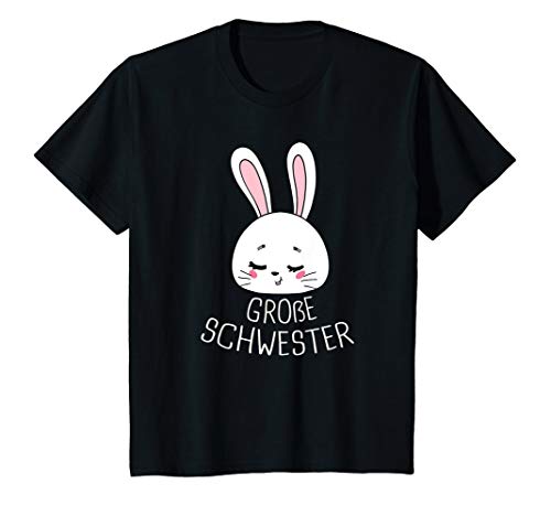 Kinder Große Schwester Geschenk Babyparty Ankündigung Geburt Hase T-Shirt Kinder Große Schwester Geschenk Babyparty Ankündigung Geburt Hase T-Shirt von Große Schwester Geschenk-Ideen