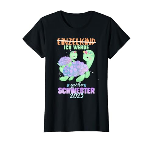 Schildkröte Große Schwester 2025 Mädchen süßes Schildkröte T-Shirt Schildkröte Große Schwester 2025 Mädchen süßes Schildkröte T-Shirt von Große Schwester Geschenke 2025 FACTORY