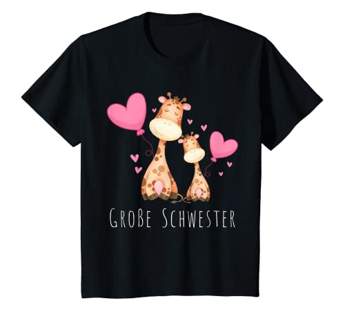 Kinder Große Schwester Giraffe T-Shirt von Große Schwester Outfit