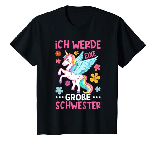Kinder Mädchen Große Schwester Einhorn T-Shirt Kinder Mädchen Große Schwester Einhorn T-Shirt von Große Schwester Outfit