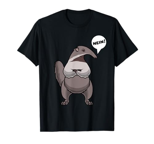 Großer Ameisenbär Geschenke Schwarz Cartoon T-Shirt S Unisex Erwachsene Kinder Klassische Passform Kurzarm Pull-On Großer Ameisenbär Geschenke Schwarz Cartoon T-Shirt S Unisex Erwachsene Kinder Klassische Passform Kurzarm Pull-On von Großer Ameisenbär Geschenke