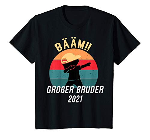 Kinder Bääm! Großer Bruder 2021 Geschenk Ankündigung Dab Geburt T-Shirt Kinder Bääm! Großer Bruder 2021 Geschenk Ankündigung Dab Geburt T-Shirt von Großer Bruder 2021 Geschenke Geburt & Babyparty