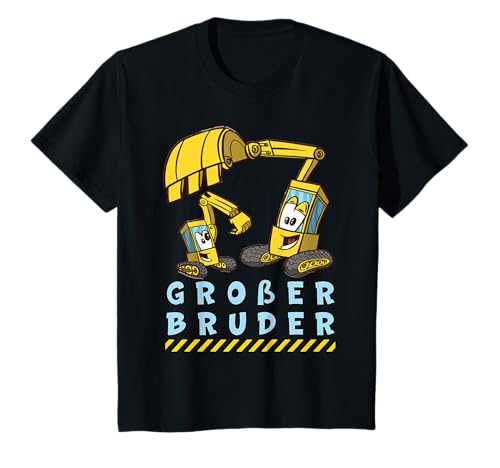 Kinder Großer Bruder 2025 Bagger Baustellen Geschwister Nachwuchs T-Shirt Kinder Großer Bruder 2025 Bagger Baustellen Geschwister Nachwuchs T-Shirt von Großer Bruder Bagger Baustellen Auto Shirts