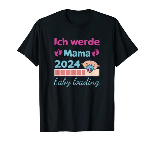 Damen Baby Ankündigung Nachwuchs Ich werde Mama 2024 T-Shirt von Großer Bruder 2024 Babyparty Baby Ankündigung