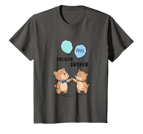 Großer Bruder 2025 Bären Baby Schwangerschaft Ankündigung T-Shirt von Großer Bruder 2025 Geschenkidee
