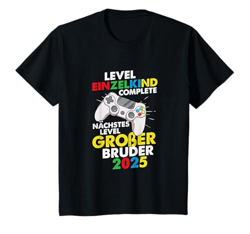Großer Bruder 2025 T-Shirt für Gaming Nachwuchs - Unisex-Kinder, Schwarz, 80, Kurzarm, T-Shirt Großer Bruder 2025 T-Shirt für Gaming Nachwuchs - Unisex-Kinder, Schwarz, 80, Kurzarm, T-Shirt von Großer Bruder 2025 T-Shirt für Gaming Nachwuchs