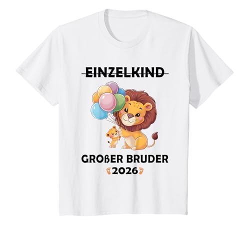 Kinder Ich Werde Großer Bruder 2026 Big Brother 2026 T-Shirt Kinder Ich Werde Großer Bruder 2026 Big Brother 2026 T-Shirt von Großer Bruder 2026 Geschenke