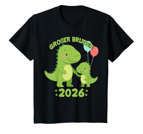 Großer Bruder 2026 Süßer Dinosaurier Geschenk für Jungen T-Shirt Großer Bruder 2026 Süßer Dinosaurier Geschenk für Jungen T-Shirt von Großer Bruder 2026 Süßer Dinosaurier