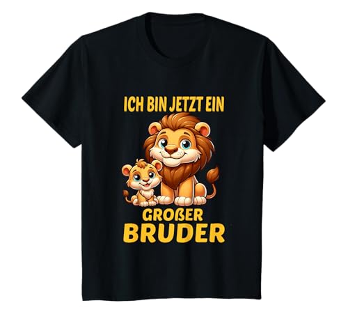 Kinder Ich Bin Jetzt Ein Großer Bruder Löwe Geschenke Jungen T-Shirt Kinder Ich Bin Jetzt Ein Großer Bruder Löwe Geschenke Jungen T-Shirt von Großer Bruder 2026 Überraschung Geschenkideen