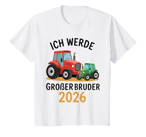 Kinder Großer Bruder 2026 Ich werde Großer Bruder T-Shirt Kinder Großer Bruder 2026 Ich werde Großer Bruder T-Shirt von Großer Bruder 2026