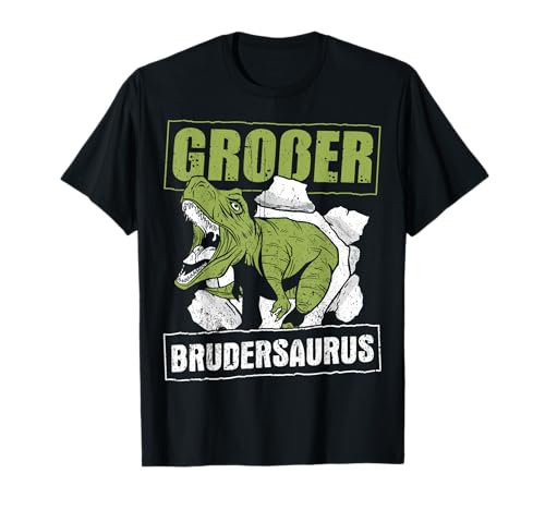 Großer Bruder Geschenk Brudersaurus Jungen Dinosaurier T-Shirt Großer Bruder Geschenk Brudersaurus Jungen Dinosaurier T-Shirt von Großer Bruder Brudersaurus Dinosaurier Kollektion